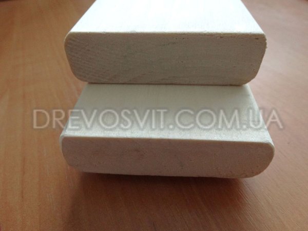 Лежак осика 100 * 25 * 1000-3000мм Вищий сорт