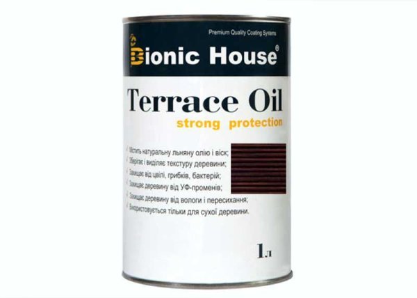 Масло для терасс Bionic-House 1л Гебан