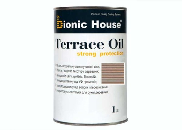 Масло для терасс Bionic-House 1л Патина
