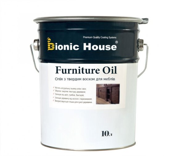 Furniture-Oil-10 Масло для мебели с твердым воском Furniture Oil 10л Бесцветный