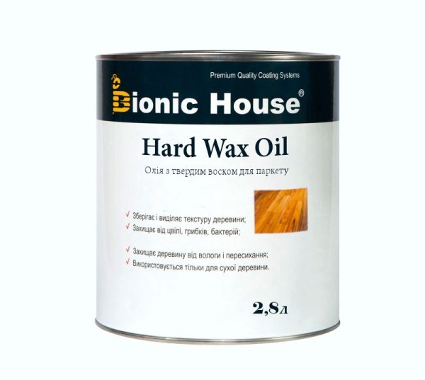 floor-oil-2.8l-base Масло для пола с твердым воском HardWax Oil 2,8л Бесцветный