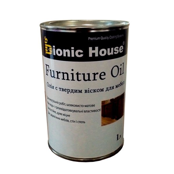Furniture-Oil-1 Масло для мебели с твердым воском Furniture Oil 1л Бесцветный