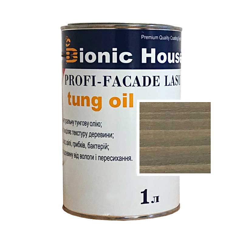 Краска для дерева PROFI-FACADE LASUR tung oil 1л Ольха