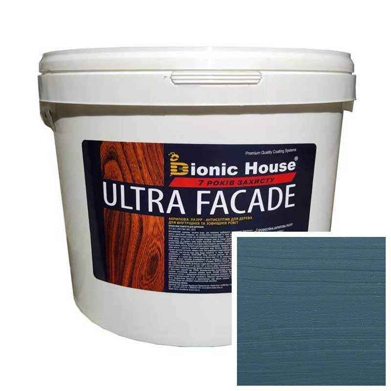 Краска для дерева фасадная, длительного срока службы ULTRA FACADE 10л Крайола