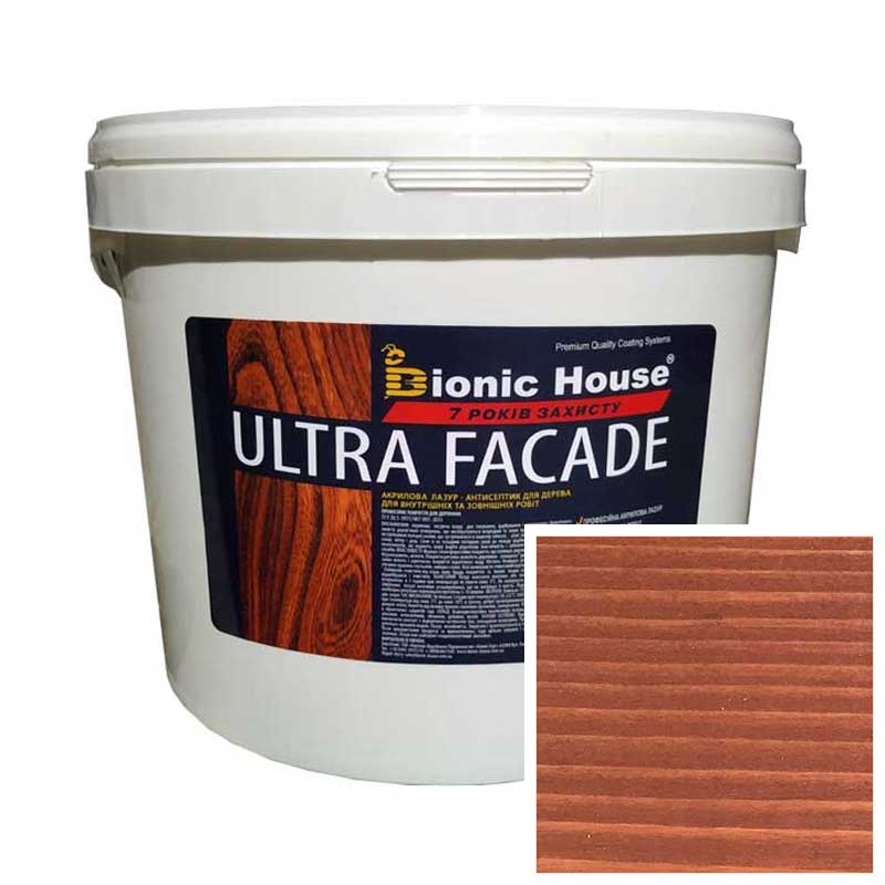 Краска для дерева фасадная, длительного срока службы ULTRA FACADE 10л Сандал