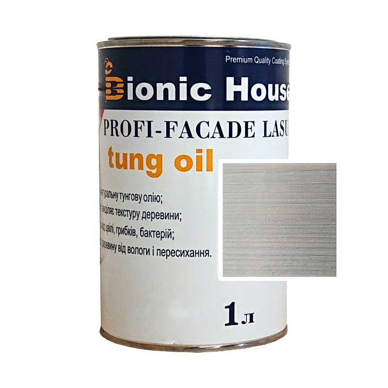 PFL-1L-beliy-mramor Краска для дерева PROFI-FACADE LASUR tung oil 1л Белый Мрамор