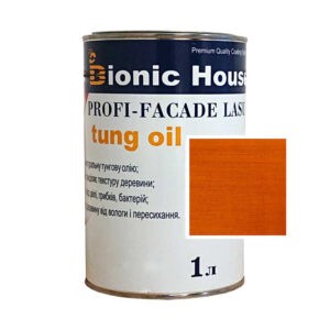Краска для дерева PROFI-FACADE LASUR tung oil 1л Янтарь