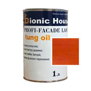 Краска для дерева PROFI-FACADE LASUR tung oil 1л Махагон