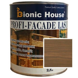 Краска для дерева PROFI-FACADE LASUR tung oil 2,8л Хаки