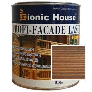Краска для дерева PROFI-FACADE LASUR tung oil 2,8л Кедр