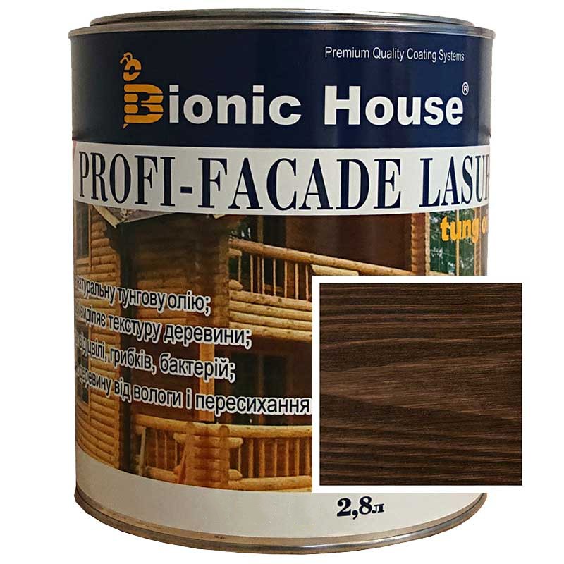 PFL-3lL-palisandr Краска для дерева PROFI-FACADE LASUR tung oil 2,8л Палисандр