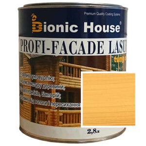 Краска для дерева PROFI-FACADE LASUR tung oil 2,8л Светлый Дуб