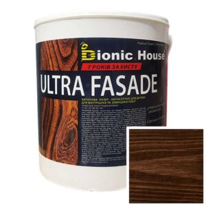Краска для дерева фасадная, длительного срока службы ULTRA FACADE 0,8л Палисандр