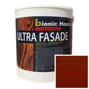 Фарба для дерева фасадна, тривалого терміну служби ULTRA FACADE 0,8л Шоколад