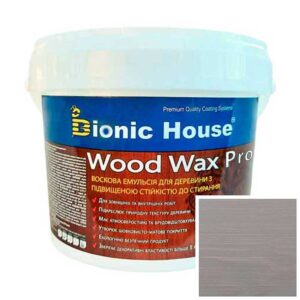 Краска для дерева WOOD WAX PRO безцветная база Bionic-House 0,8л Пепел