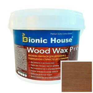 Краска для дерева WOOD WAX PRO безцветная база Bionic-House 0,8л Тауп