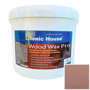 Краска для дерева WOOD WAX PRO Белая База Bionic-House 10л Баклажан