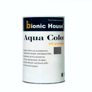 Краска для дерева Bionic-House Aqua Color UV-protect 0,8л Артгрей