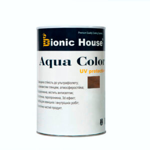 Краска для дерева Bionic-House Aqua Color UV-protect 0,8л Венге