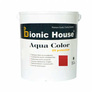Краска для дерева Bionic-House Aqua Color UV-protect 2,5л Барбарис