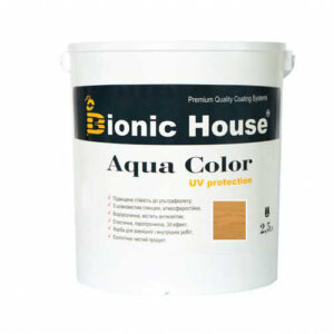 Краска для дерева Bionic-House Aqua Color UV-protect 2,5л Орегон
