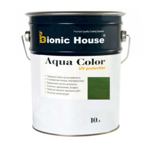 Краска для дерева Bionic-House Aqua Color UV-protect 10л Кипарис