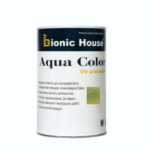 Краска для дерева Bionic-House Aqua Color UV-protect 0,8л Изумруд А114