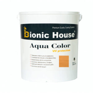 Краска для дерева Bionic-House Aqua Color UV-protect 2,5л Дуб А105
