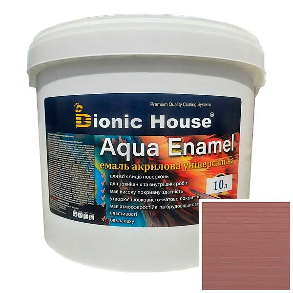 enamel-10L-korol-indigo Краска-эмаль для дерева Bionic-House Aqua Enamel 10л Королевский Индиго