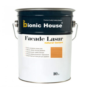 Краска для дерева FACADE LASUR Bionic-House 10л Дуб А105