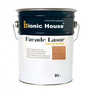 Краска для дерева FACADE LASUR Bionic-House 10л Клен