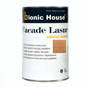Краска для дерева FACADE LASUR Bionic-House 1л Клен
