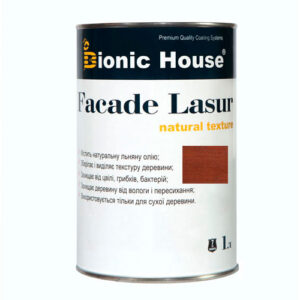 Краска для дерева FACADE LASUR Bionic-House 1л Марсала