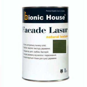Краска для дерева FACADE LASUR Bionic-House 1л Мирта