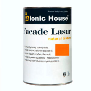 Краска для дерева FACADE LASUR Bionic-House 1л Пиния