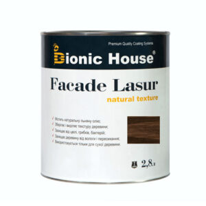 Фарба для дерева FACADE LASUR Bionic-House 2,8л Палісандр А111
