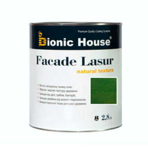 Краска для дерева FACADE LASUR Bionic-House 2,8л Кипарис