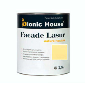 Краска для дерева FACADE LASUR Bionic-House 2,8л Медовый