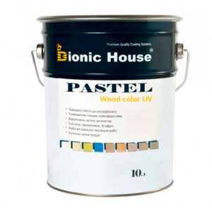 Краска для дерева PASTEL Wood Color Bionic-House 10л Арктик Р201