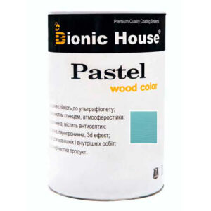 Краска для дерева PASTEL Wood Color Bionic-House 0,8л Бирюза