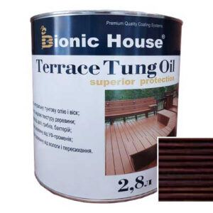 Масло для терасс ТУНГОВОЕ Bionic-House 2,8л Гебан