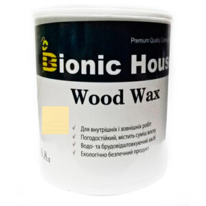 Краска для дерева WOOD WAX Bionic-House 0,8л Слоновая кость А102