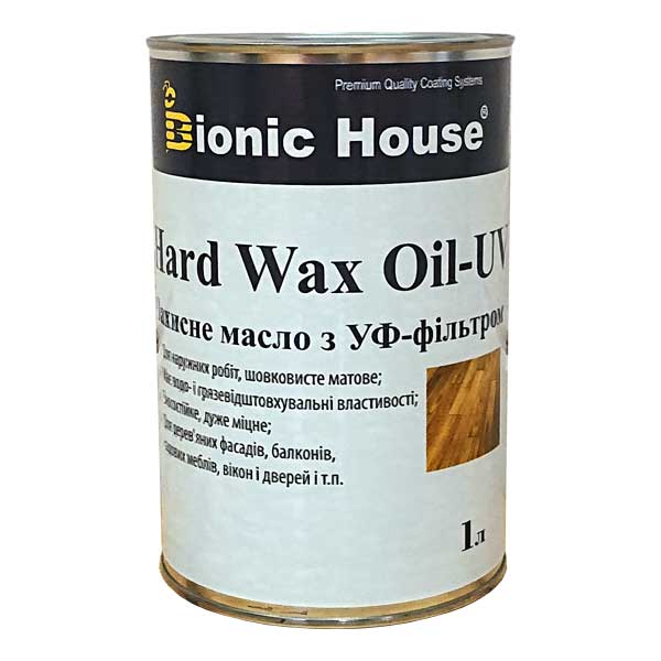 HardWaxOil-UV-1l Масло для пола с твердым воском и УФ-фильтром HardWax Oil UV 1л Бесцветный