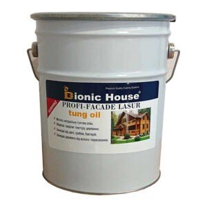 Краска для дерева PROFI-FACADE LASUR tung oil 10л Бесцветный