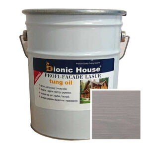 Краска для дерева PROFI-FACADE LASUR tung oil 10л Пепел