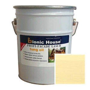 Краска для дерева PROFI-FACADE LASUR tung oil 10л Слоновая Кость