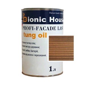 Краска для дерева PROFI-FACADE LASUR tung oil 1л Кедр