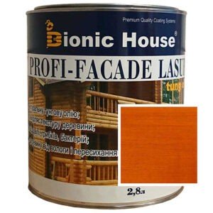 Краска для дерева PROFI-FACADE LASUR tung oil 2,8л Янтарь