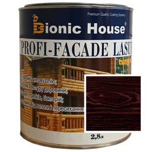 Краска для дерева PROFI-FACADE LASUR tung oil 2,8л Розовое дерево