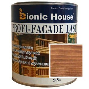 Краска для дерева PROFI-FACADE LASUR tung oil 2,8л Золотой Орех